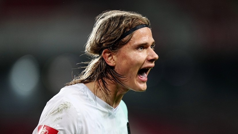     Нападающий ФК «Краснодар» Александр Кокшаров РИА Новости Александр Вильф