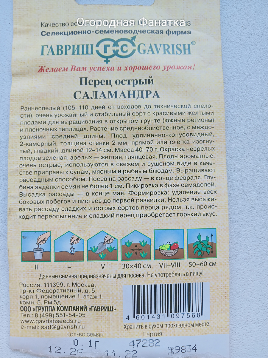 Горький перец Саламандра мне понравился: урожайный 
