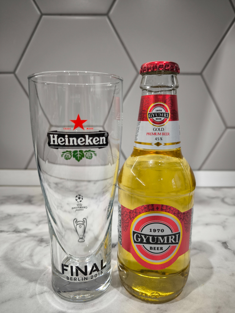 Пиво "Gyumri Gold" (Гюмри Голд) из Армении
