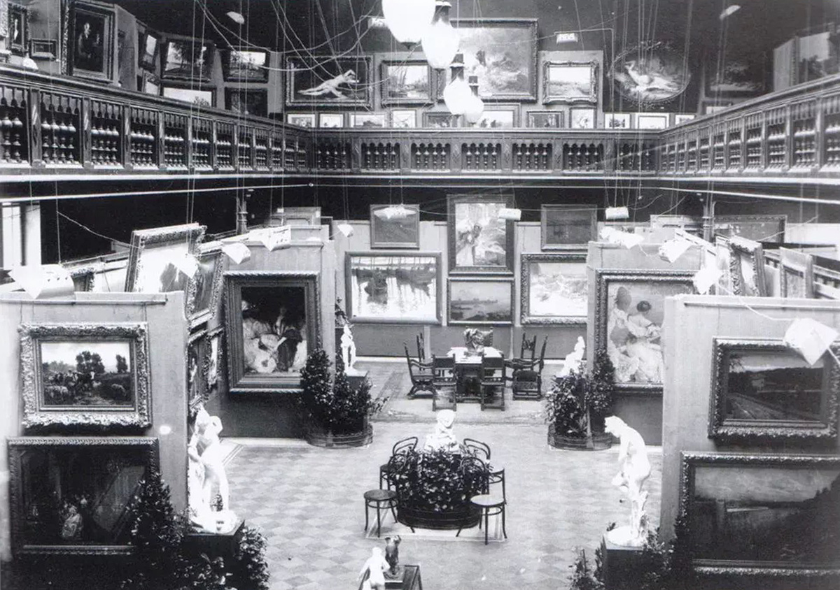 Вставка Общества поощрения художников в 1912 году