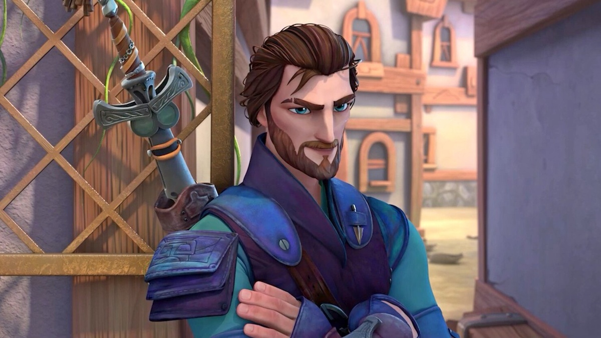 Кадр из мультсериала «Кощей.Начало» с Кощеем