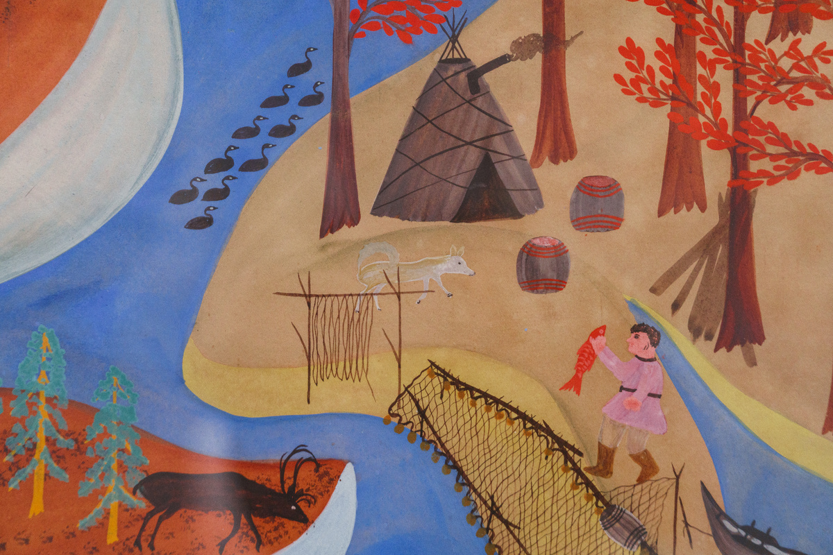 Ненецкий примитивизм Константина Панкова. Здесь и далее фото предоставлены ГМИИ имени А.С. Пушкина