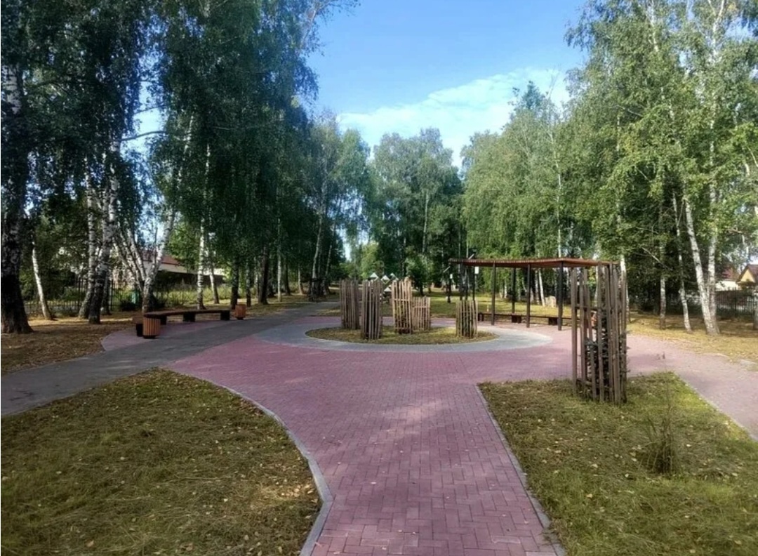 В парке можно делать круги, словно это солнышко