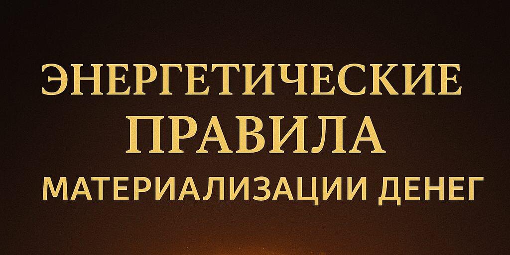 Деньги приходят к тем, кто знает эти правила