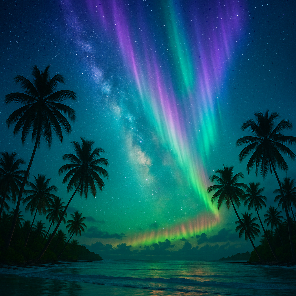 Северное сияние стало бы ежедневной нормой даже в тропиках