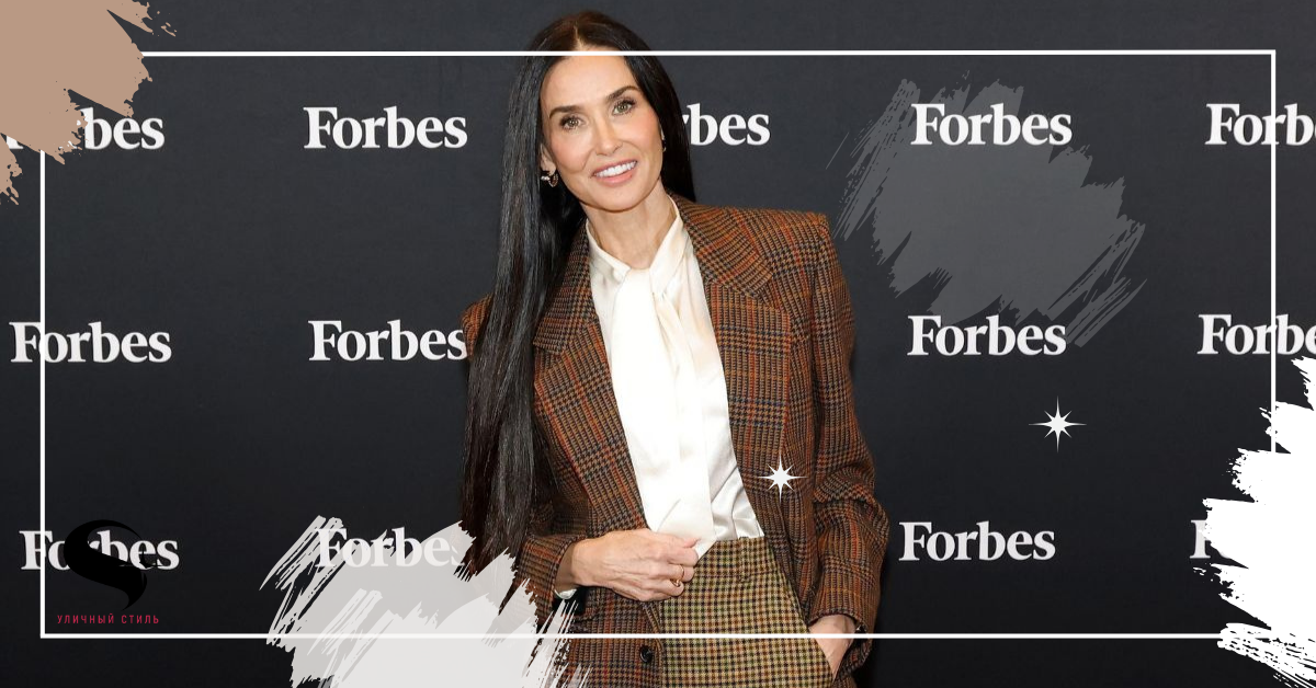 Деми Мур возвращается в неотразимом деловом костюме для осени