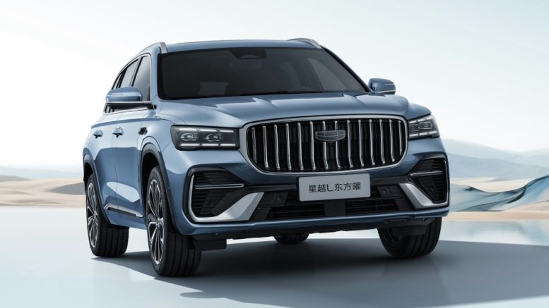 Geely выводит в Китае обновленный Monjaro.
