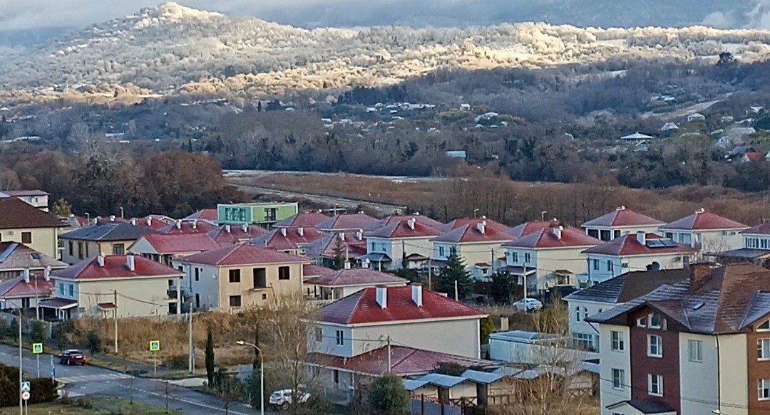 Вид на Кавказский хребет