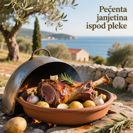 Фзыч (Pečena janjetina ispod peke) — мясо