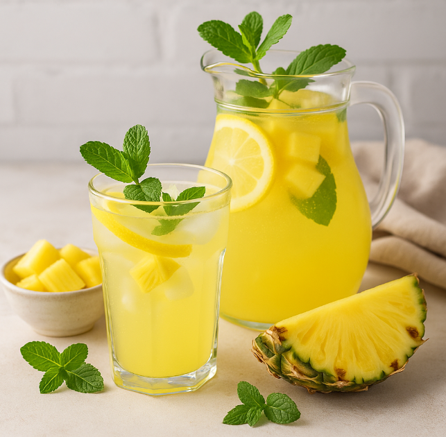 Лимонад с ананасом рецепты от Дарики