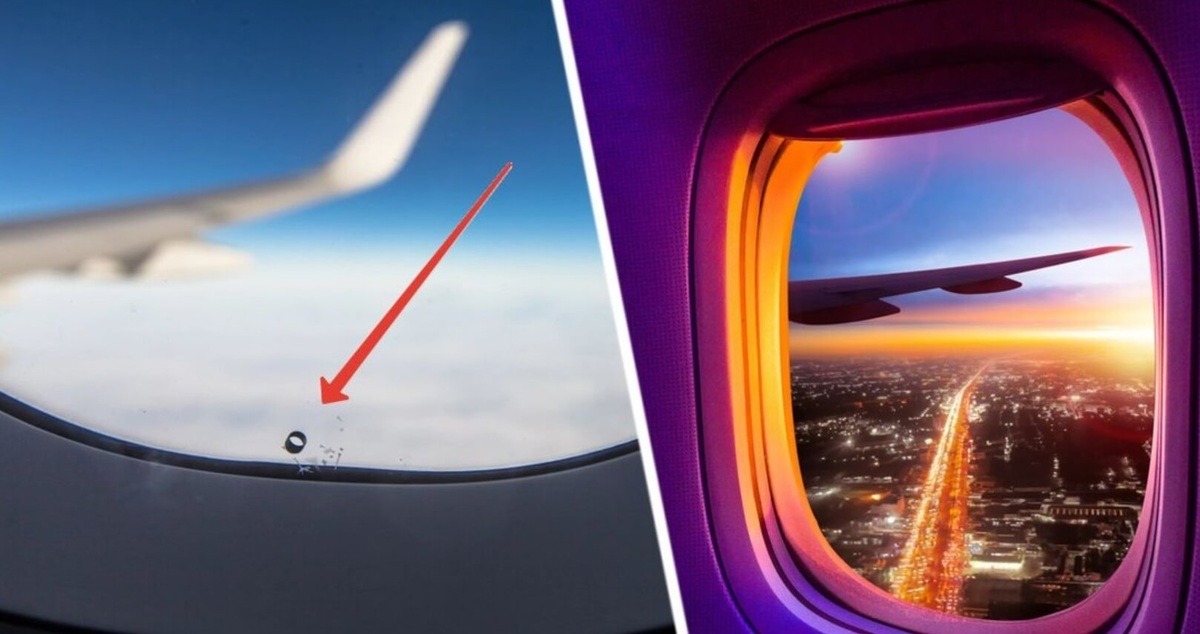    Крошечное отверстие в иллюминаторе самолет выполняет сразу несколько важных функций. Источник изображения: tourprom.ru