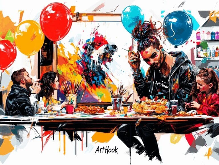    Выездной художник на день рождения: как создать уникальное искусство и незабываемые эмоции для ваших гостей Art-Hook.Ru