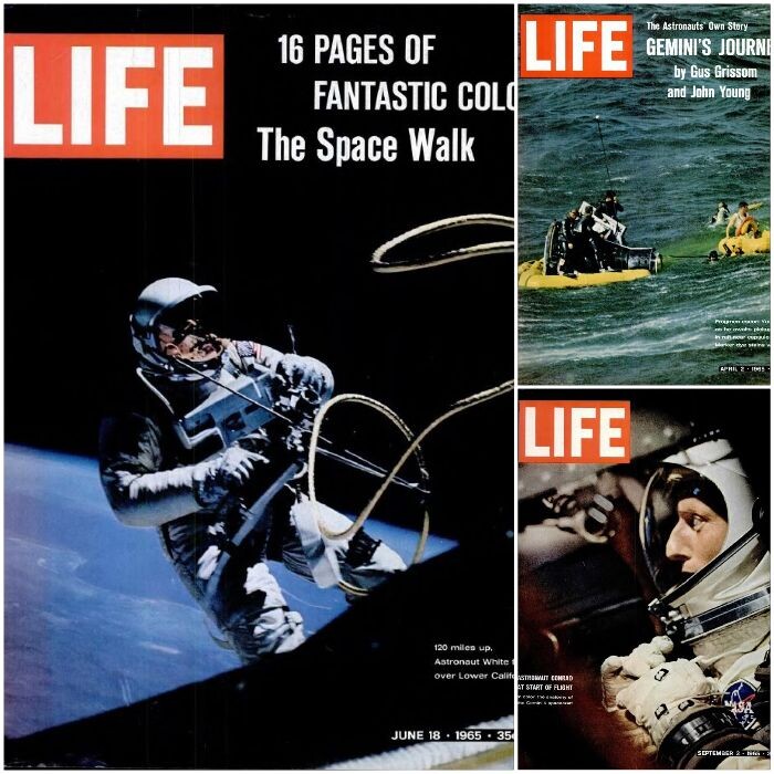 Коллаж автора из обложек журнала "LIFE" 1965 года.