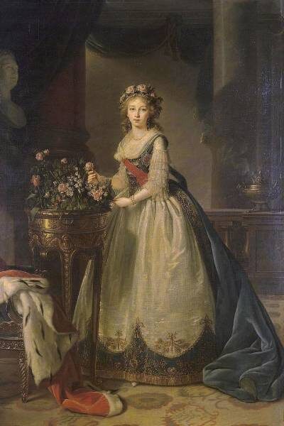   Виже-Лебрен. Портрет Великой княгини Елизаветы Алексеевны. 