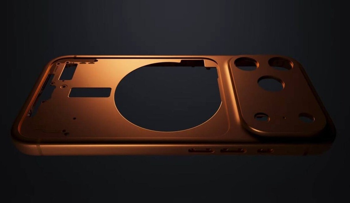 Цельный корпус нового Iphone 17 pro