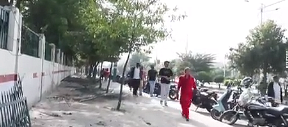 Улица в Катманду.