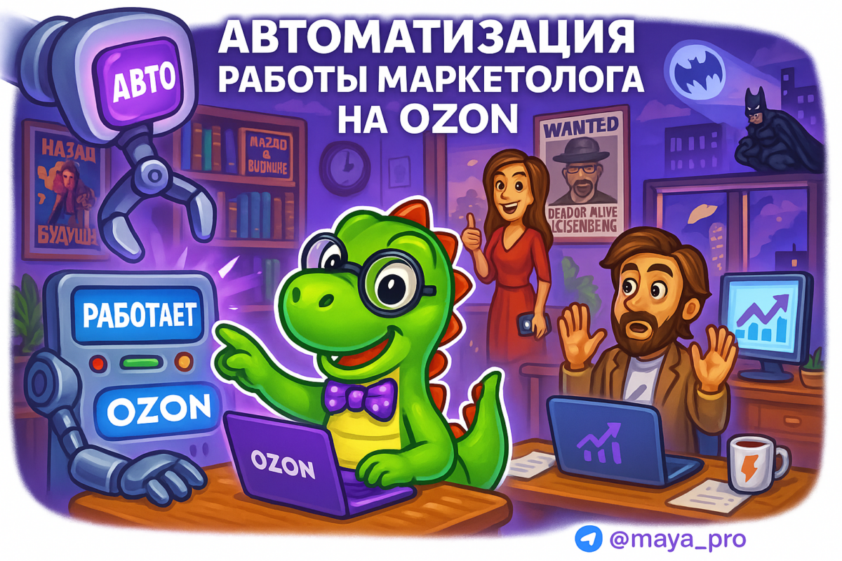    Автоматизация маркетинга на Ozon: как освободить время и увеличить доход с помощью Make.com Артур Хорошев