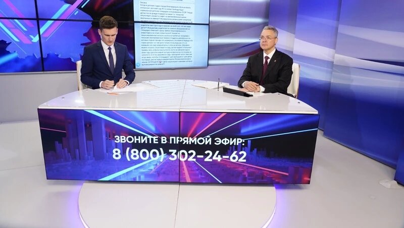    Прямая линия губернатора Ставрополья Фото: Правительство СК