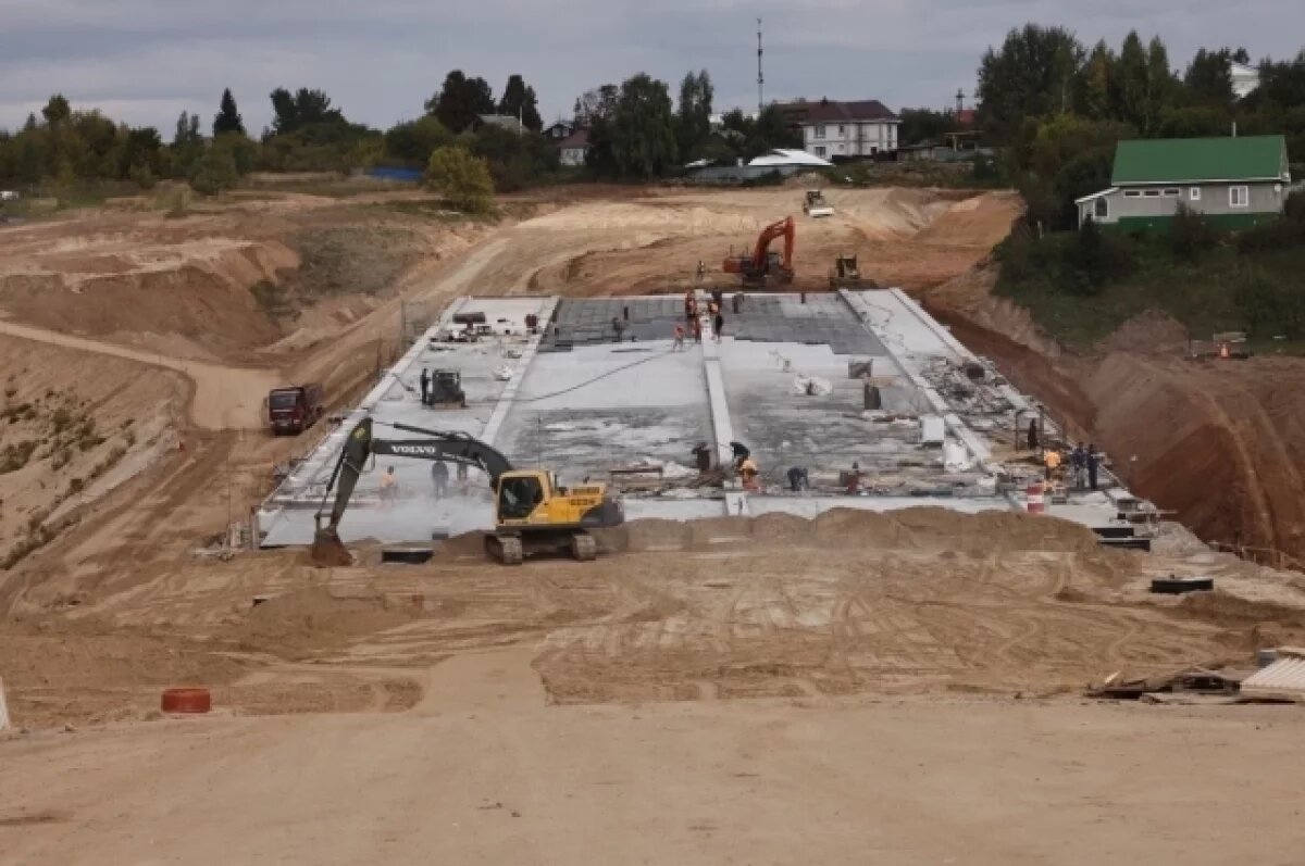    Строительство дублера проспекта Гагарина идет с опережением сроков