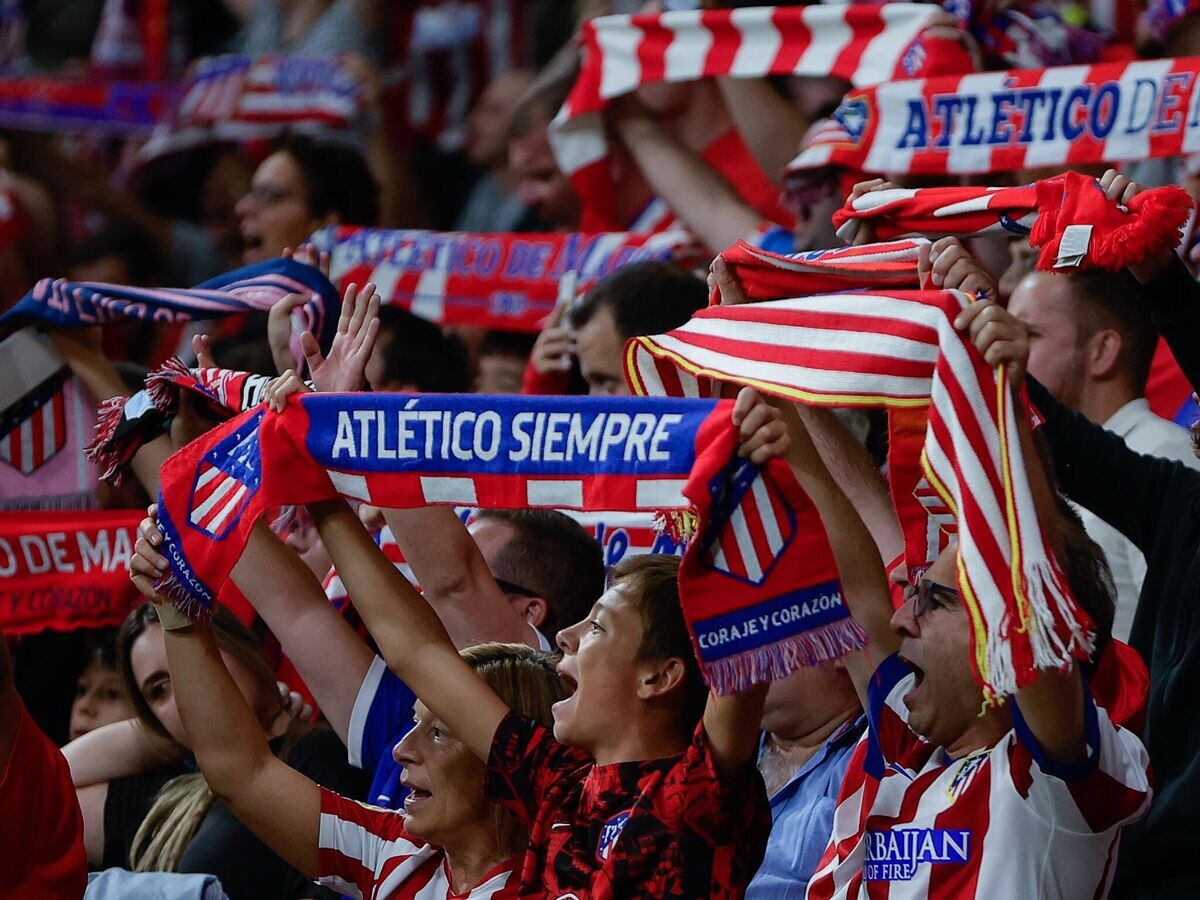    Болельщики мадридского "Атлетико" на матче Примеры© пресс-служба клуба "Атлетико Мадрид"