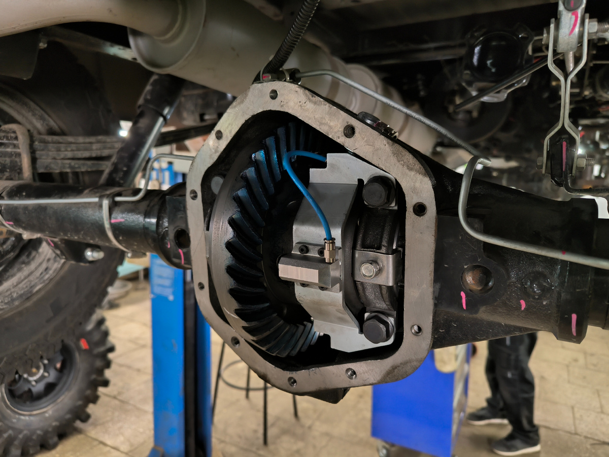 Установлены блокировки дифференциала принудительные Иж-техно