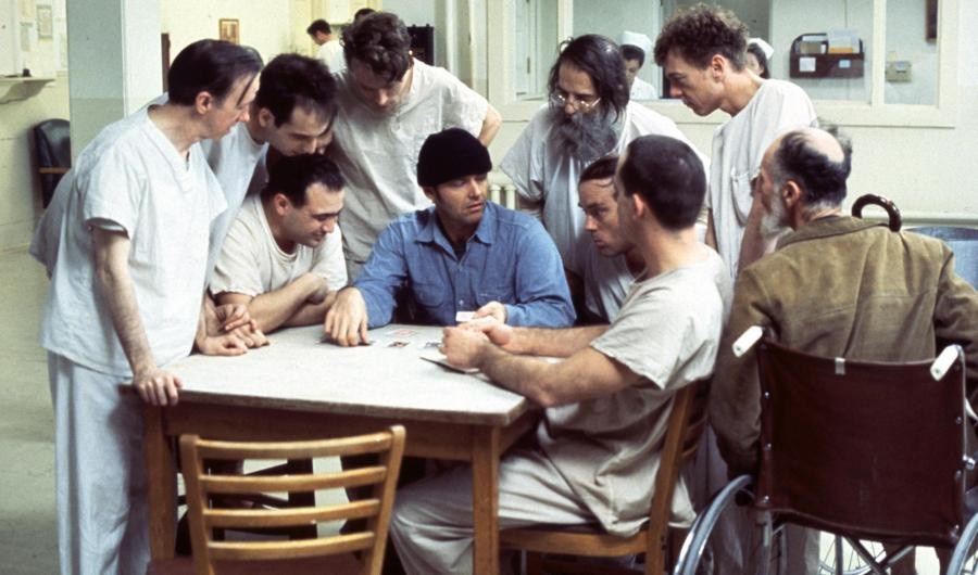     Кадр из фильма «Пролетая над гнездом кукушки»