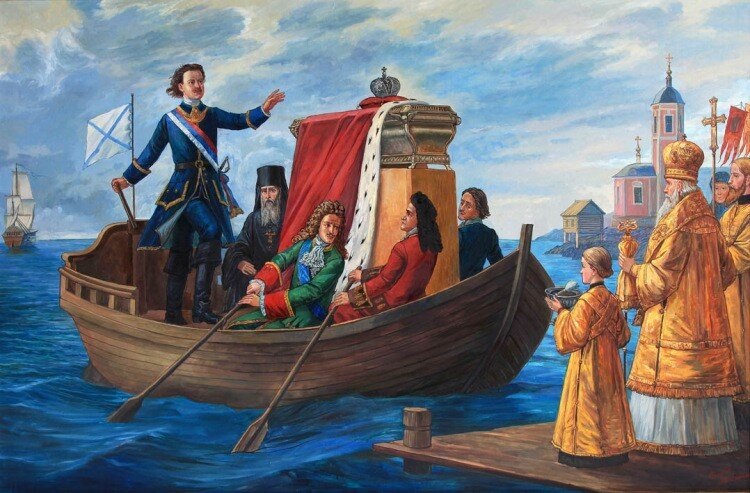 Перенесение мощей благоверного великого князя Александра Невского (1724) - святого покровителя Петербурга