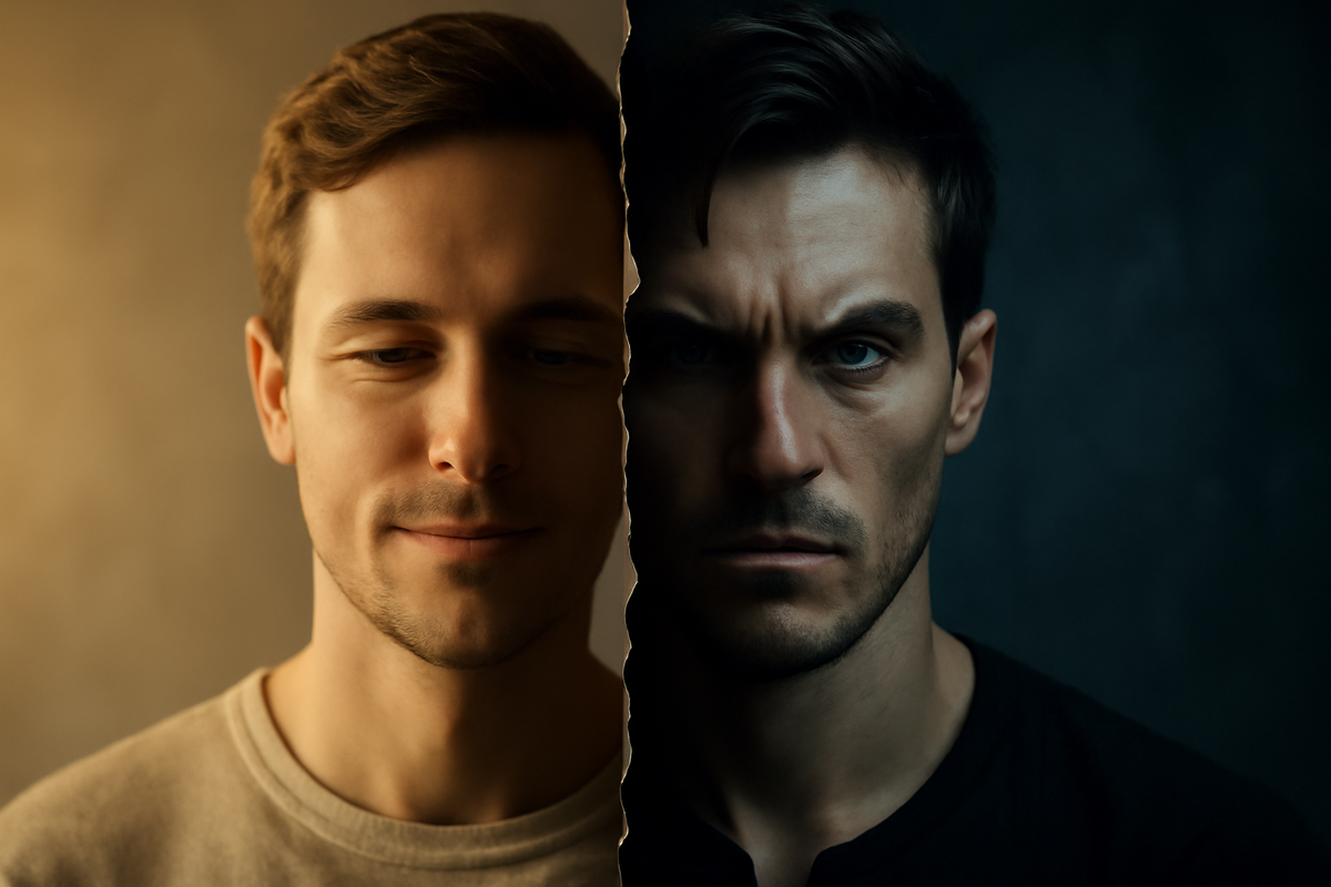 Склонность к доброте и вызов крутости — в одном человеке.