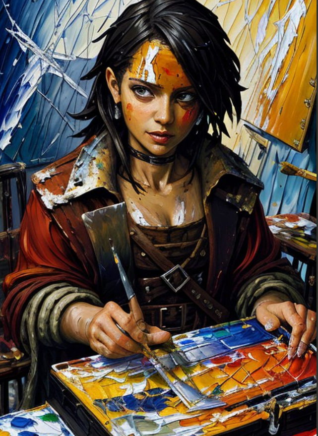 Так книжного пирата видит ИИ