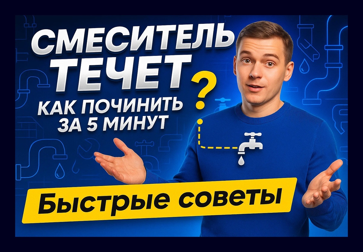 починим смеситель вместе - в это статье!