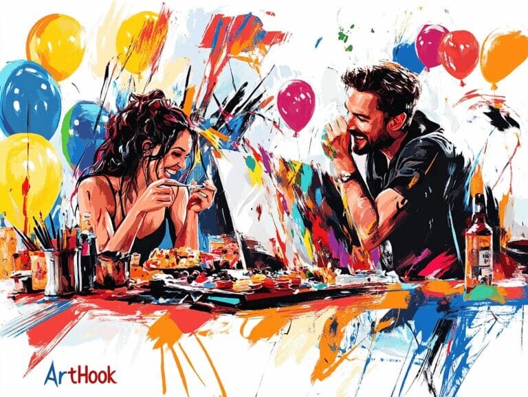    Художник на юбилей: как создать уникальный арт-шедевр и сколько это стоит? Art-Hook.Ru