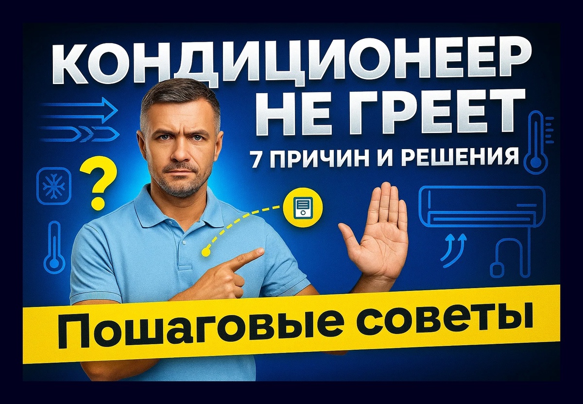 почему кондиционер не греет 