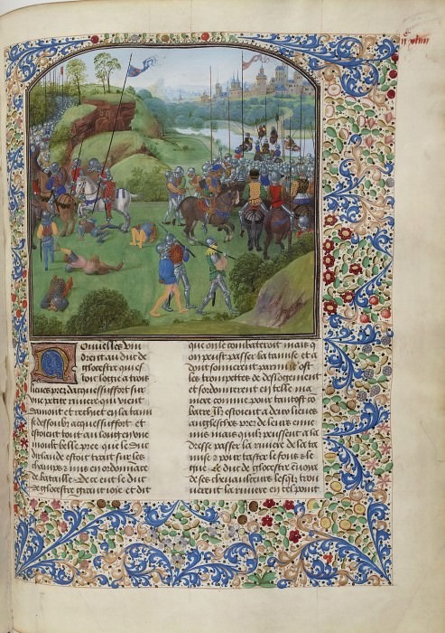 Битва при Рэдкот-Бридж. Хроники Фруассара. Иллюстрации из открытых источников