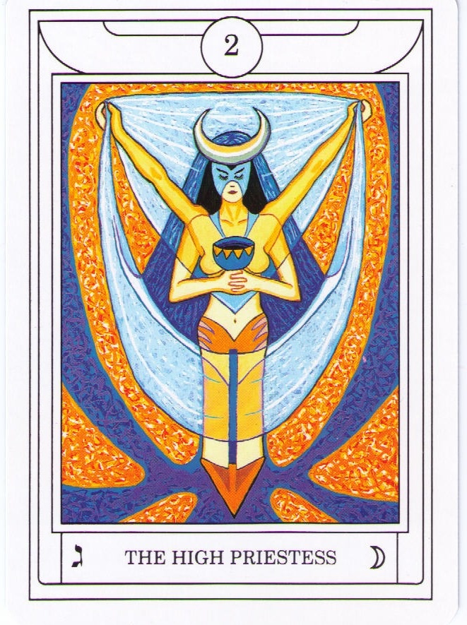 Верховная Жрица (Магическое Таро Золотой Зари)