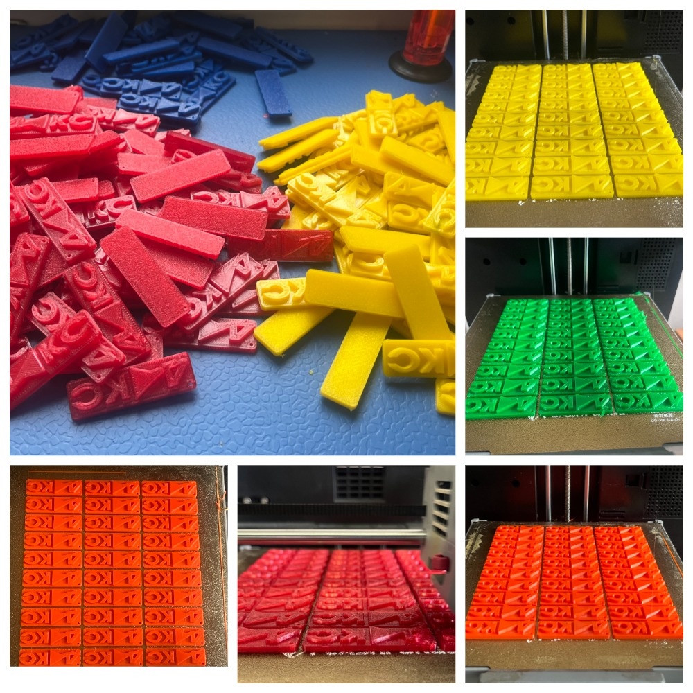 Детский авиационно-космический салон – ДАКС-2025. Сувенирная продукция в виде брелока ДАКС напечатанная на 3D-принтере для гостей и посетителей