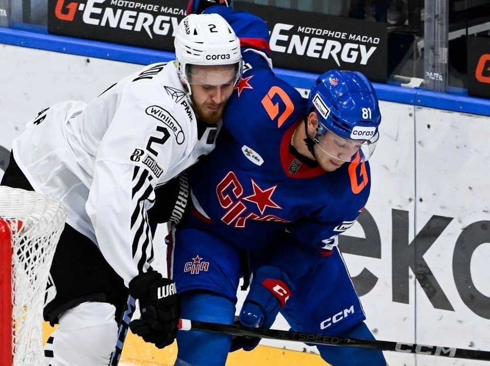    В четвертом матче гостевой серии в Санкт-Петербурге «Трактор» уступил местному СКА. Фото: ХК СКА