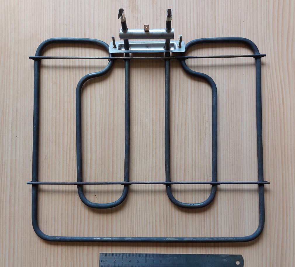    Тэн для гриль в составе СВЧ-печи. 220В, 1500 Вт, диаметр трубки 6,5 мм, 300х265 admin