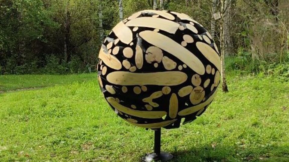    Арт-объект на терренкуре в Белокурихе. Источник: предоставил Максим Сухно