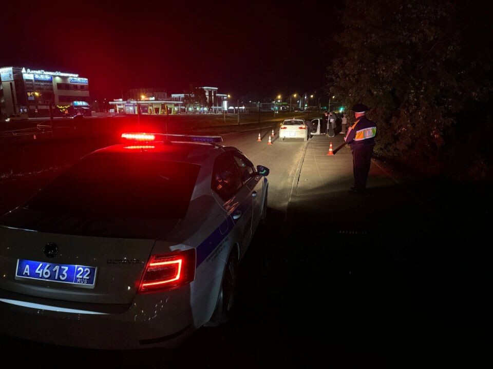    Место наезда на пенсионера в Барнауле. Источник: Госавтоинспекция Барнаула