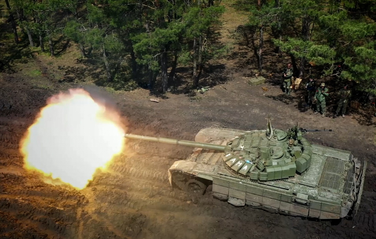    Танк Т-72Б3М  Пресс-служба Минобороны РФ/ТАСС