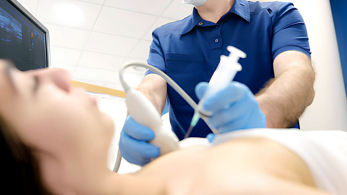 Тонкоигольная аспирационная биопсия (ТАБ) под ультразвуковым (УЗ) контролем