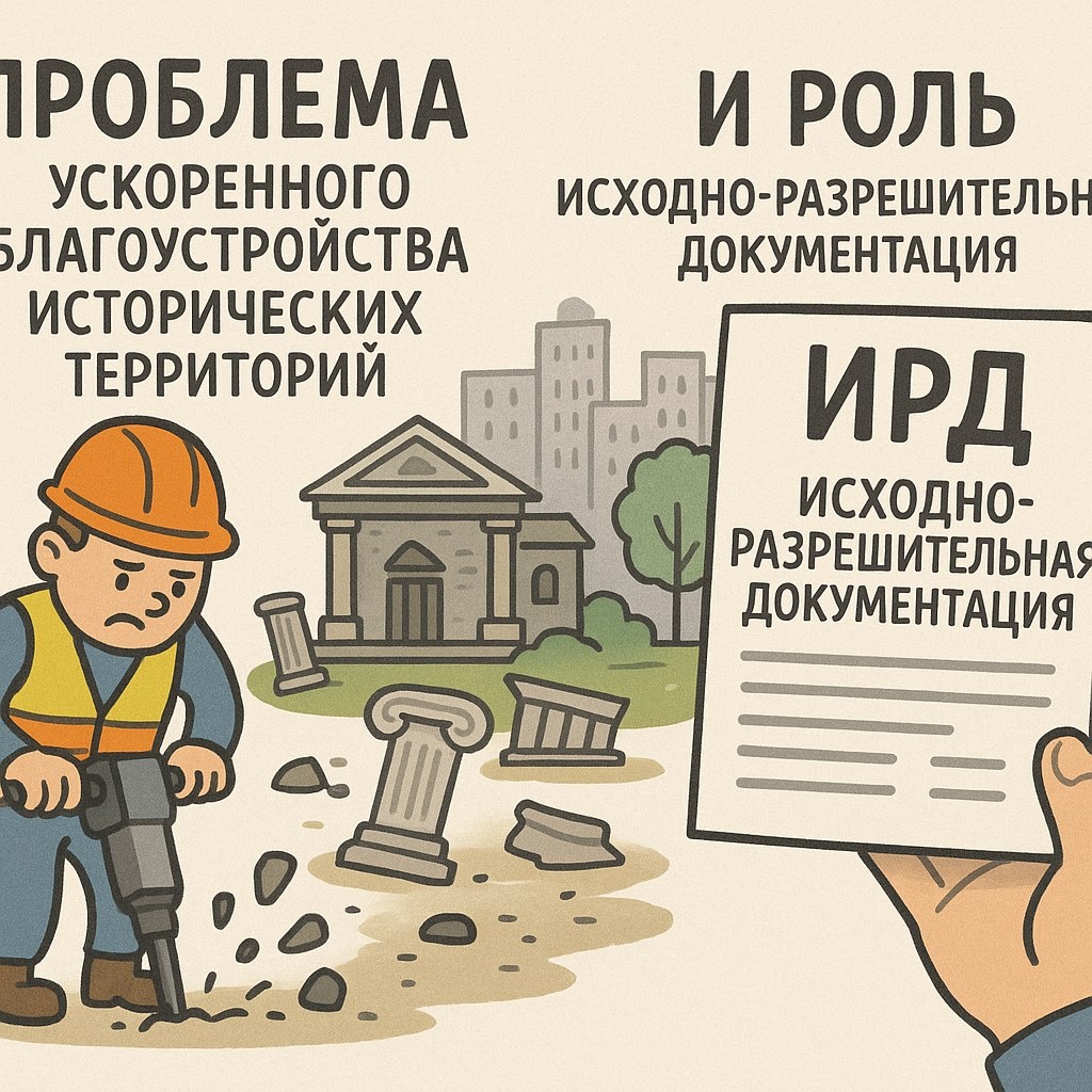 Кругозор Проектировщика: проблема ускоренного благоустройства исторических территорий и роль исходно-разрешительной документации