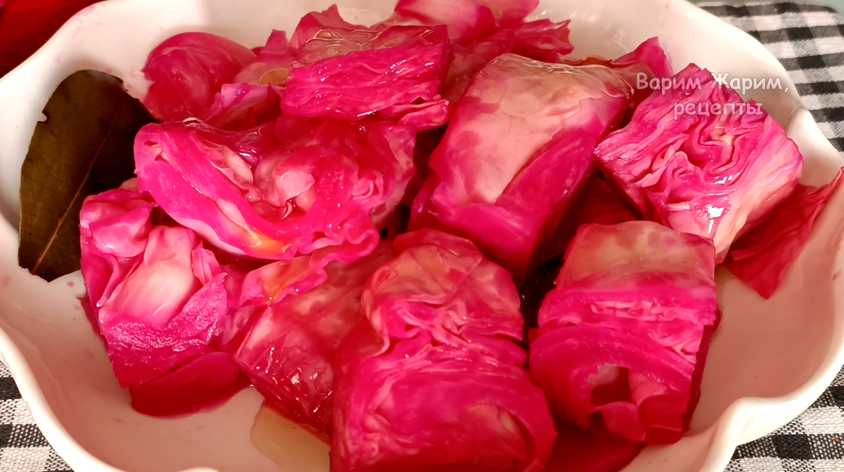 📌 Пелюстка - маринованная капуста со свеклой