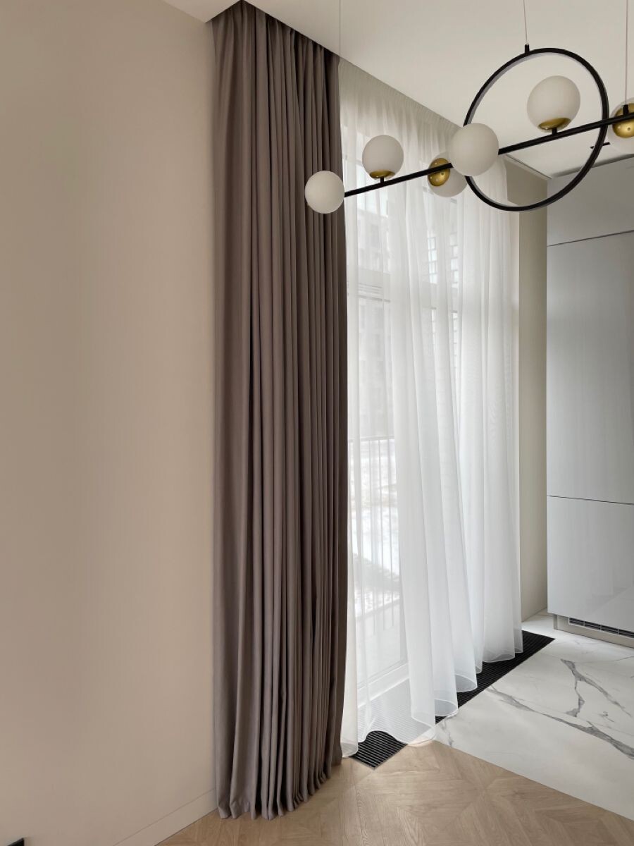 Шторы от потолка до пола