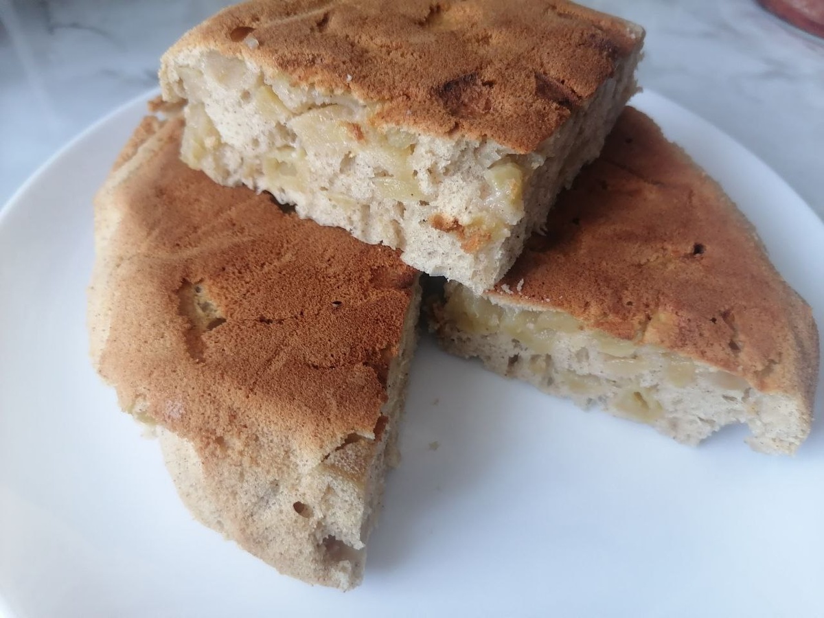 Пирог небольшой получается, на маленькую семью