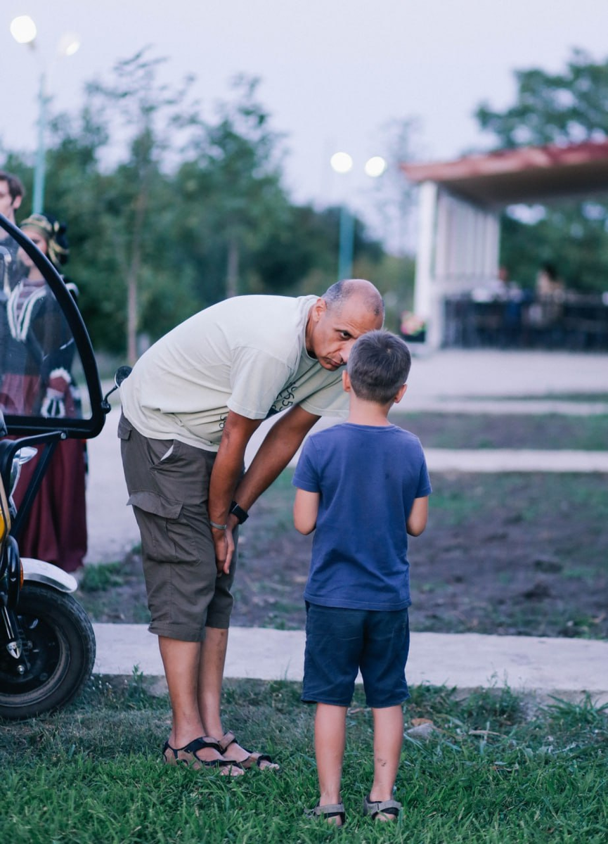 Паата Амонашвили с мальчиком