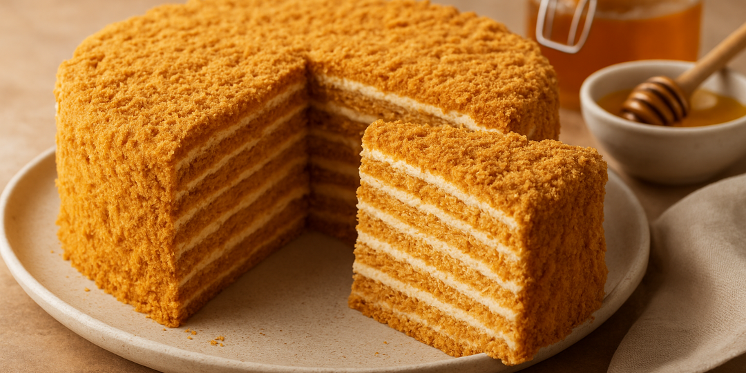 🍯 Медовик — любимый торт миллионов. Рецепт и история легенды