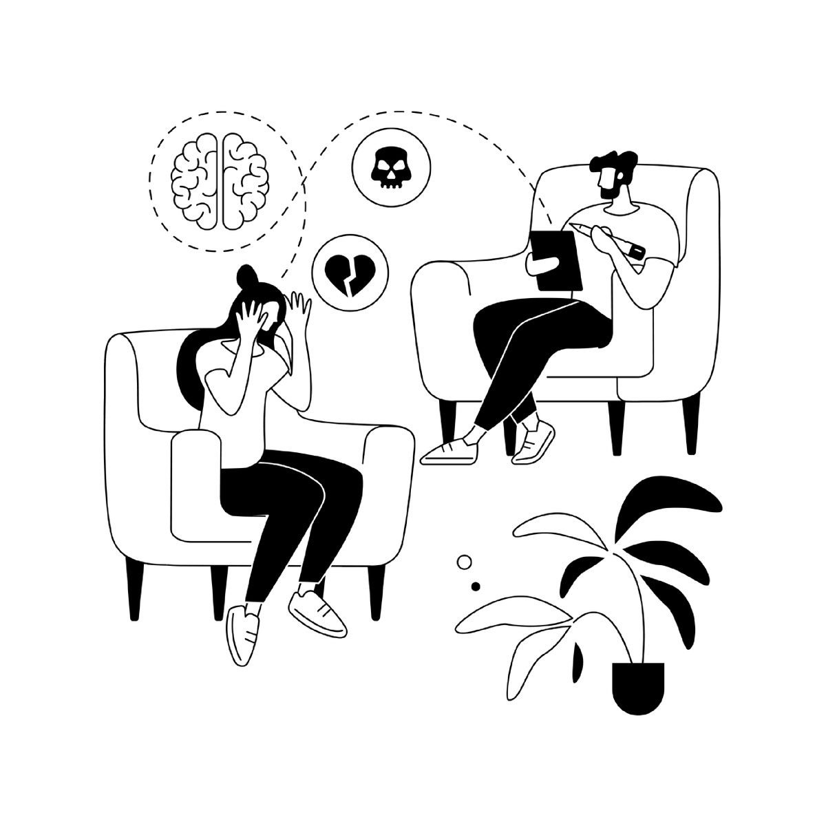 Всестороннюю оценку психических, эмоциональных и поведенческих паттернов человека (Designed by Freepik)