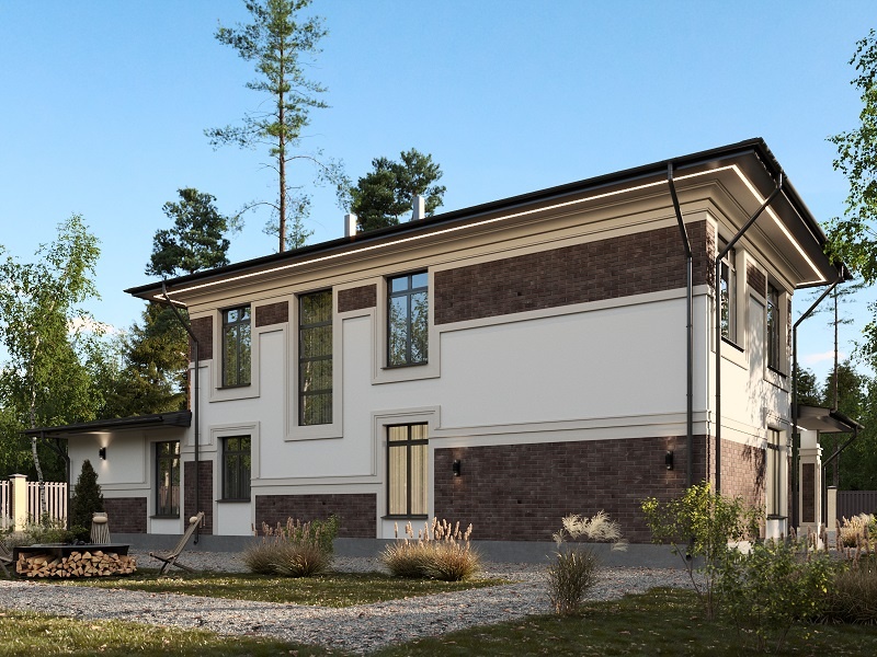 Дом из блока от компании Wood House