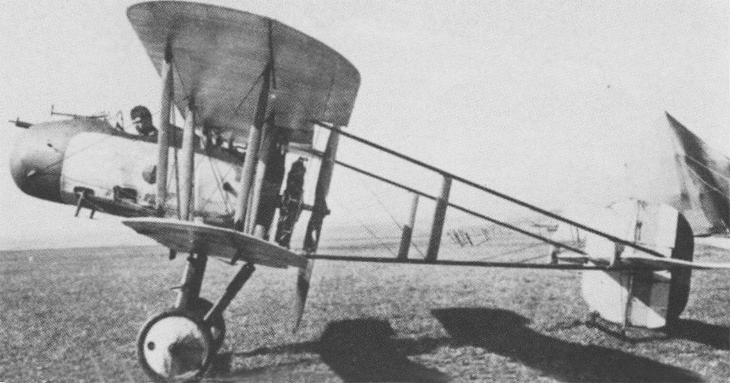 прототип истребителя F.B.12 с двигателем Le Rhône. Снимок airwar.ru